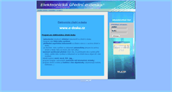 Desktop Screenshot of e-deska.cz