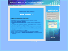 Tablet Screenshot of e-deska.cz